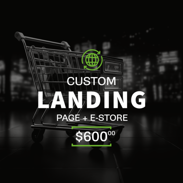 Landing Page + E-store