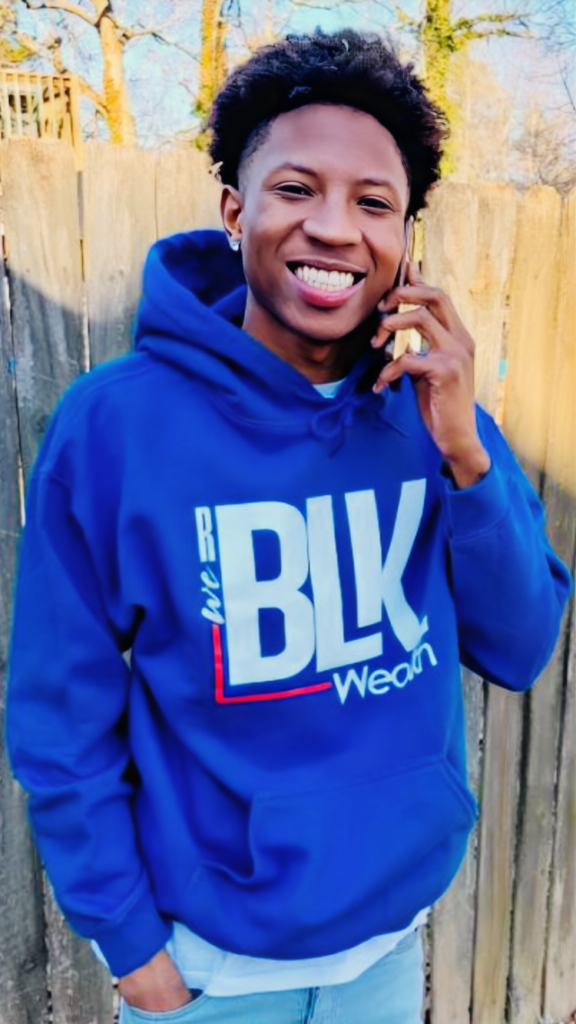 We R Blk Wealth on Echelon Local %%sep%% A Brand For The Culture | Building Black Generational Wealth | Embossed Hoodies, Crewnecks & T-shirts, as well as Printed Hoodies, Crewnecks & T-shirts. | Royal Blue Printed Hoodie